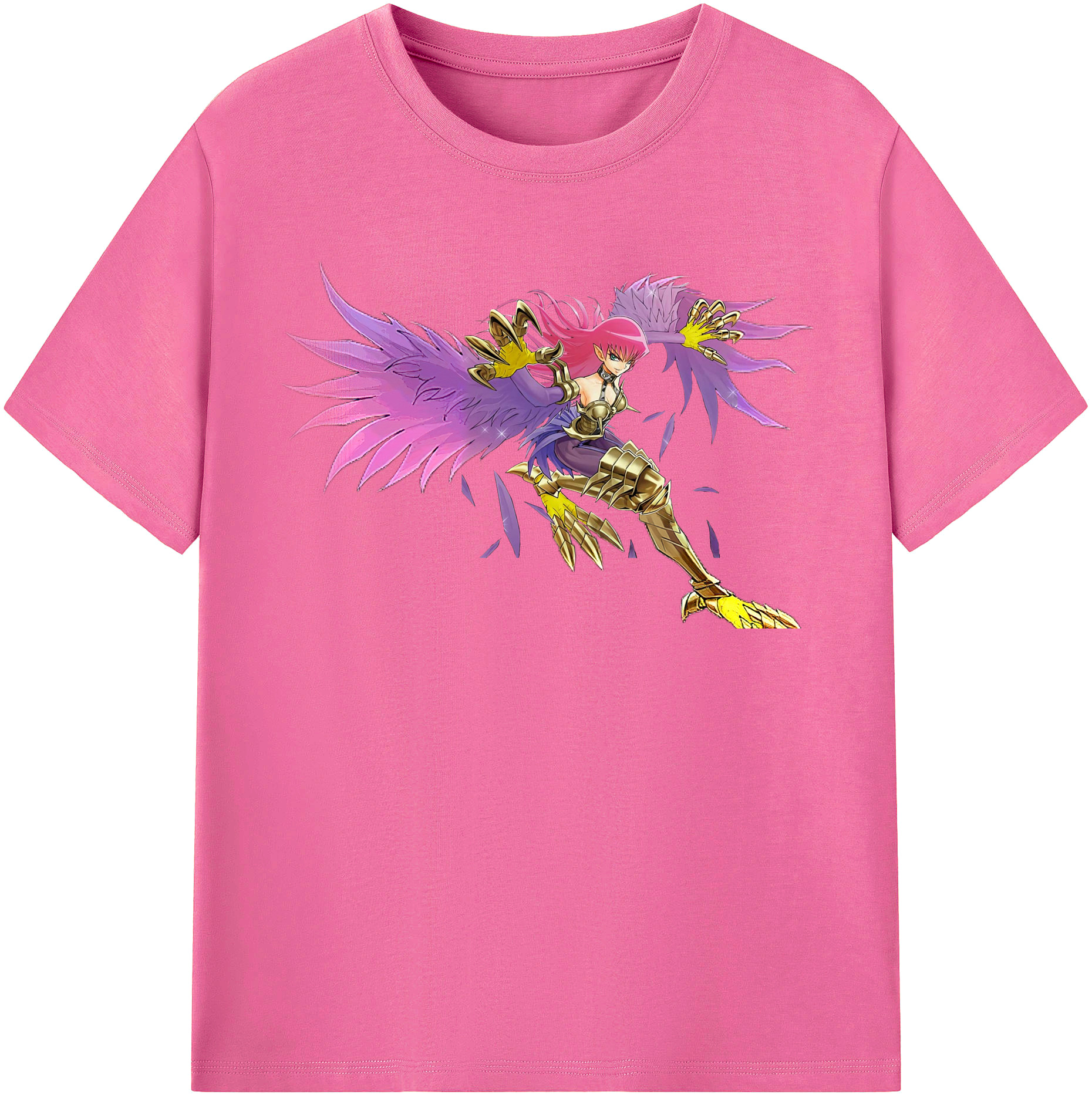 （画像用） 遊☆戯☆王 Yu-Gi-Oh! レディースカジュアルプリントTシャツ（綿100％）